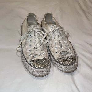 Converse All-Star Chuck Taylor Lo Glitter Toe Sneakers